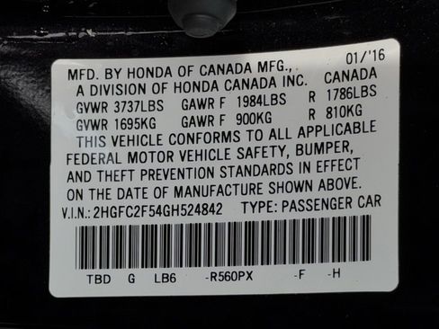 Used 2016 Honda Civic LX image 21