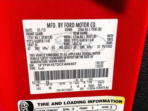 Used 2012 Ford F150 FX4 w/ FX Luxury Pkg image 36