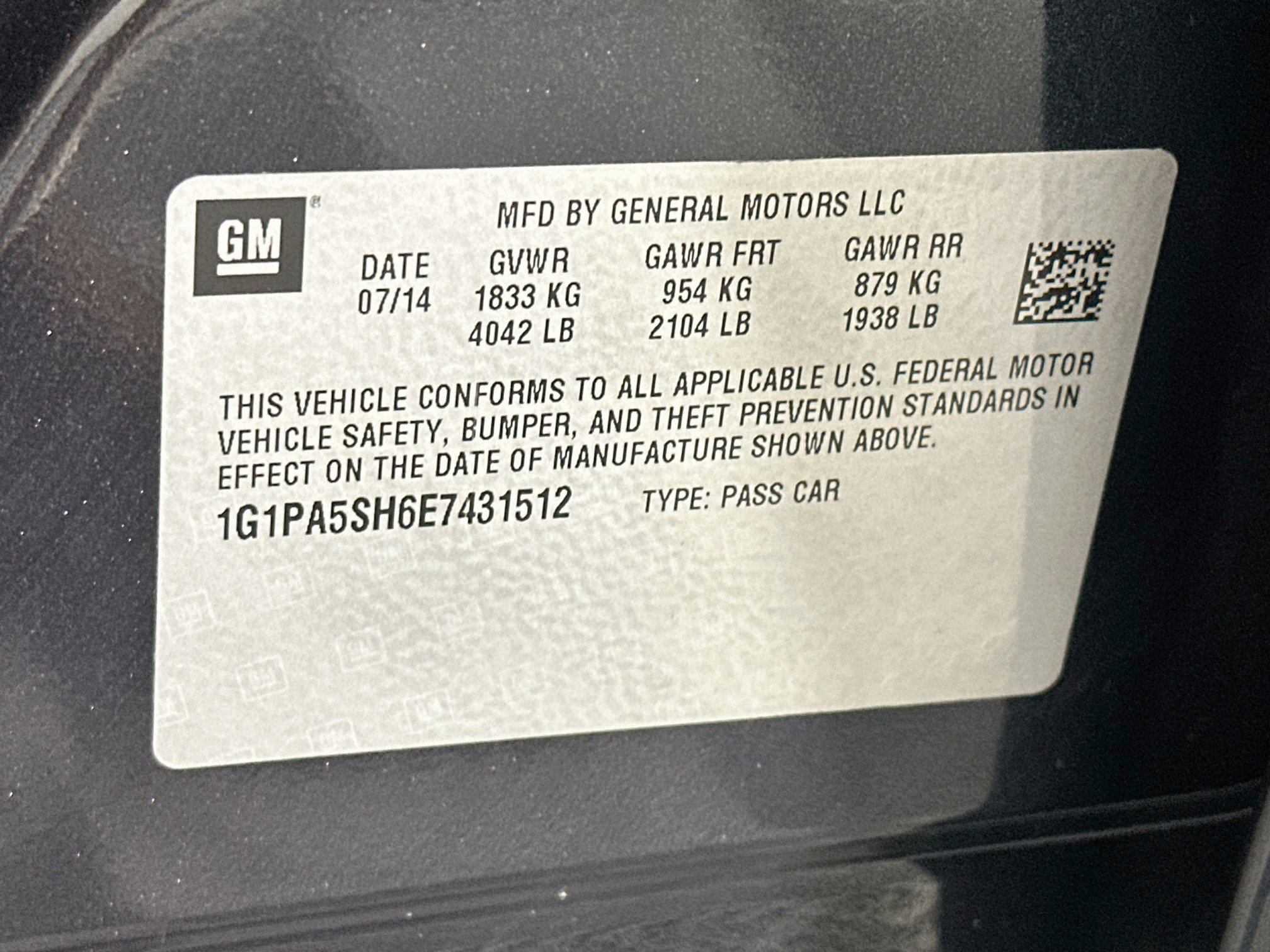 Used 2014 Chevrolet Cruze LS FWD image 12