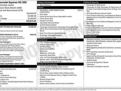 Used 2025 Chevrolet Equinox RS w/ Safety and Technology Package AWD/4WD image 5