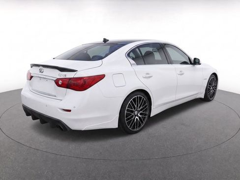 Used 2014 INFINITI Q50 Hybrid w/ Deluxe Technology Package RWD image 7