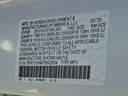 New 2026 Honda Pilot EX-L image 22
