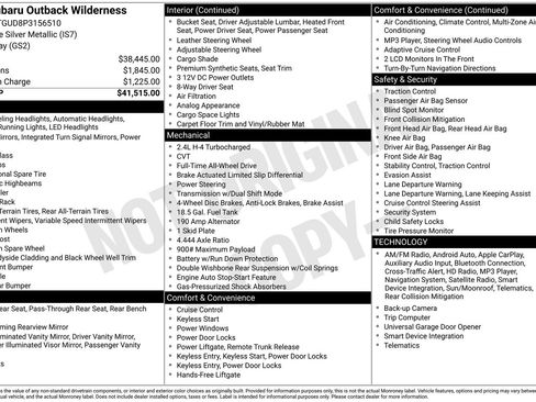 Certified 2023 Subaru Outback Wilderness image 32