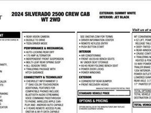 Used 2024 Chevrolet Silverado 2500 W/T w/ WT Convenience Package image 2