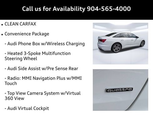 Used 2021 Audi A6 2.0T Premium w/ Convenience Package AWD/4WD image 9