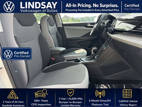 Certified 2023 Volkswagen Taos S w/ IQ Drive S Package FWD image 13