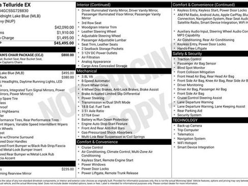 Used 2025 Kia Telluride EX w/ EX Captain's Chair Package FWD image 6