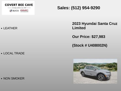 Used 2023 Hyundai Santa Cruz Limited AWD/4WD image 6
