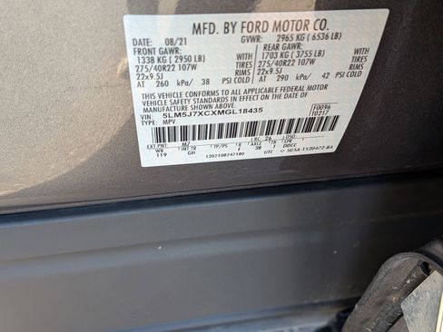 Used 2021 Lincoln Aviator Reserve w/ Equipment Group 208A image 43