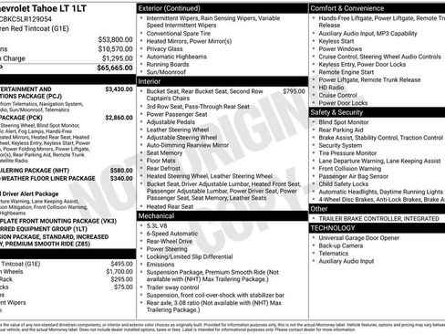 Used 2020 Chevrolet Tahoe LT RWD image 16