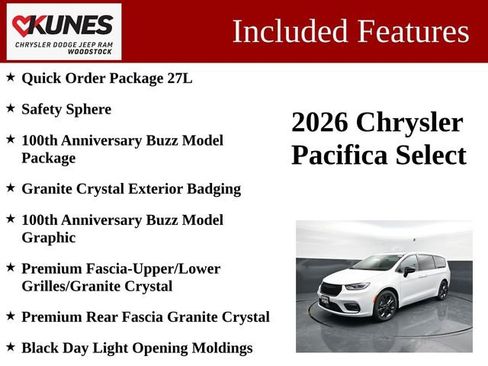 New 2026 Chrysler Pacifica Select image 3