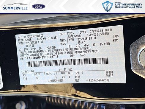 New 2025 Ford Ranger XLT w/ FX4 Off-Road Package image 33