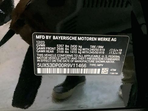 Used 2024 BMW X3 xDrive30i w/ Convenience Package image 37