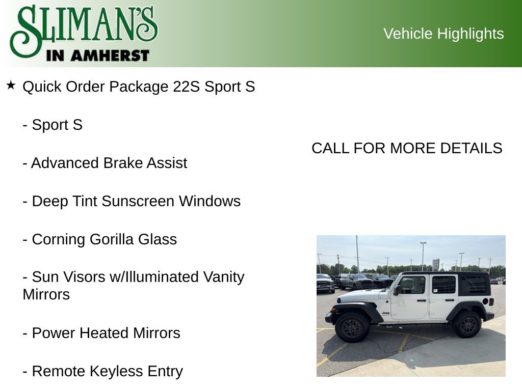 Used 2024 Jeep Wrangler Unlimited Sport AWD/4WD image 9
