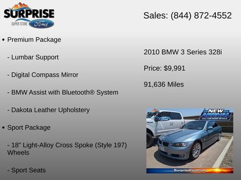 Used 2010 BMW 328i Convertible RWD image 12