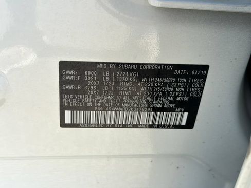 Used 2019 Subaru Ascent Touring w/ Popular Package #2 AWD/4WD image 30