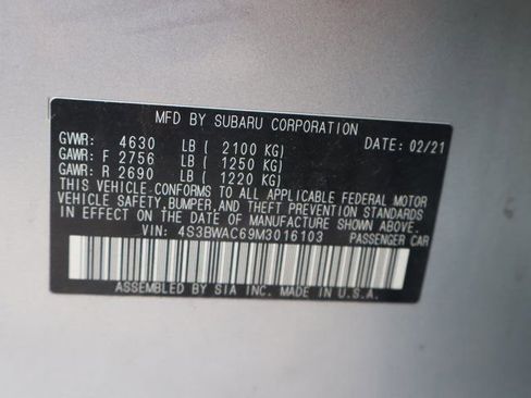 Used 2021 Subaru Legacy Premium AWD/4WD image 37