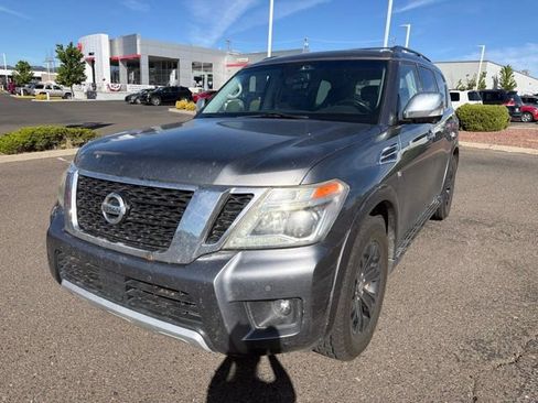 Used 2017 Nissan Armada Platinum w/ Interior Lighting Package AWD/4WD image 1