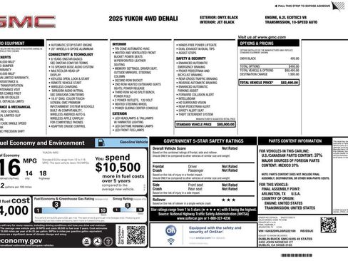 Used 2025 GMC Yukon Denali AWD/4WD image 4
