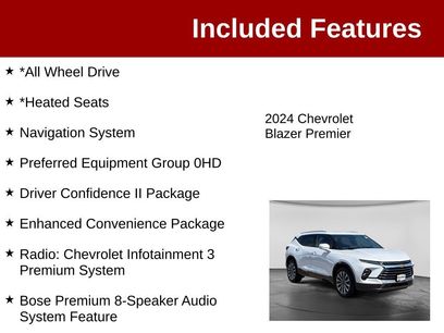 Used 2024 Chevrolet Blazer Premier w/ Driver Confidence II Package