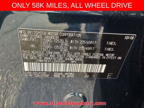 Used 2018 Toyota RAV4 XLE w/ Plus Extra Value Package AWD/4WD image 22