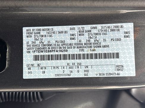 Used 2023 Ford F150 Tremor w/ Trailer Tow Package image 25