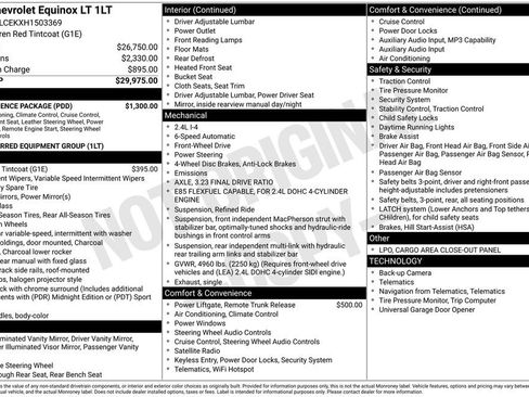 Used 2017 Chevrolet Equinox LT w/ Convenience Package FWD image 2