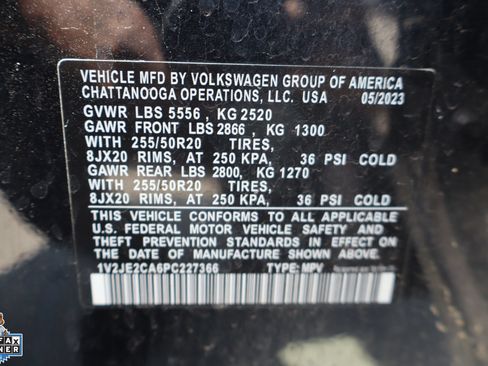 Used 2023 Volkswagen Atlas Cross Sport SE w/ Panoramic Sunroof Package FWD image 32