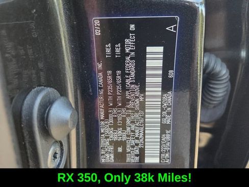 Used 2020 Lexus RX 350 FWD w/ Accessory Package image 19