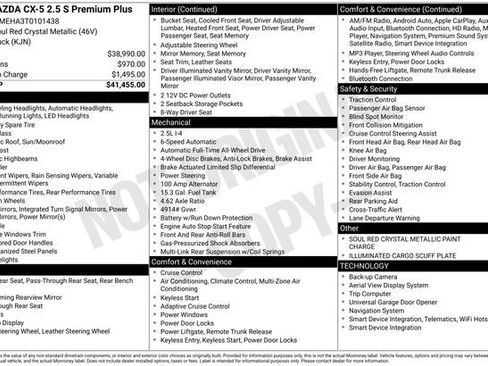 New 2026 MAZDA CX-5 2.5 S w/ Premium Plus Package image 27