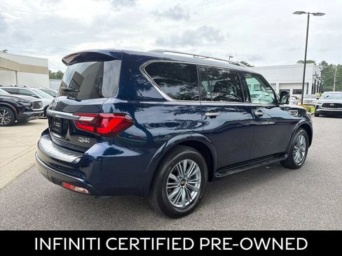 Certified 2022 INFINITI QX80 Luxe w/ All-Season Package RWD image 13