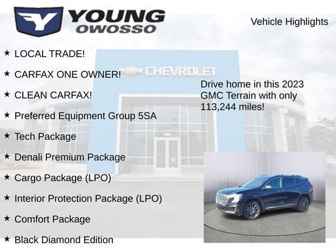 Used 2023 GMC Terrain Denali w/ Black Diamond Edition image 8