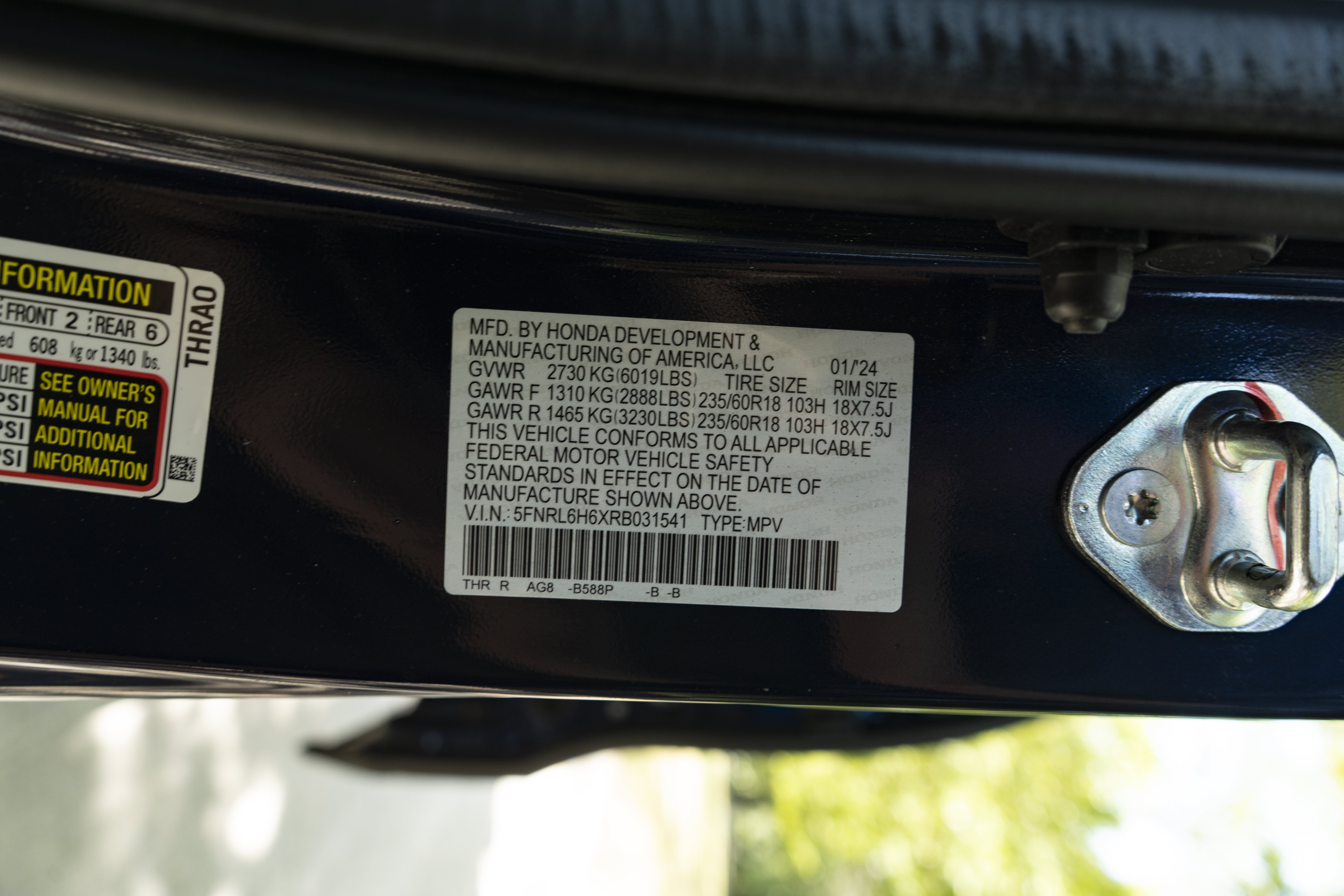Used 2024 Honda Odyssey EX-L image 48
