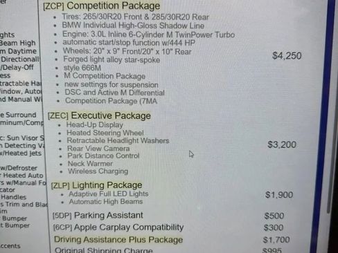 Used 2017 BMW M4 Convertible w/ Competition Package image 3