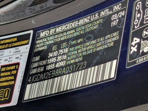 Certified 2024 Mercedes-Benz EQS 450+ 4MATIC SUV image 25