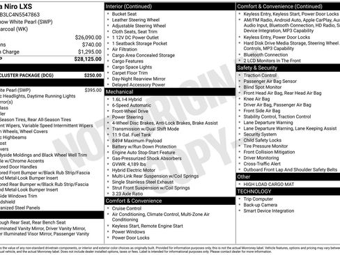 Used 2022 Kia Niro LXS w/ Digital Cluster Package image 2