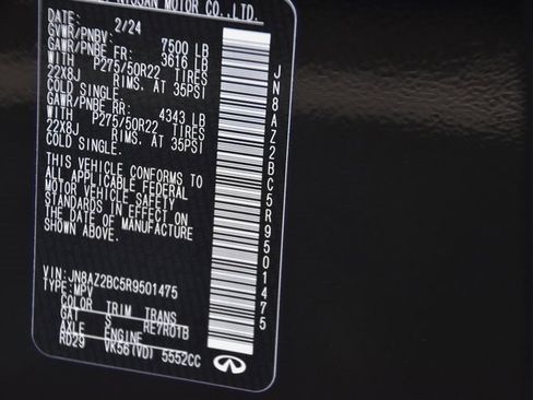 Used 2024 INFINITI QX80 Sensory w/ Cargo Package image 29