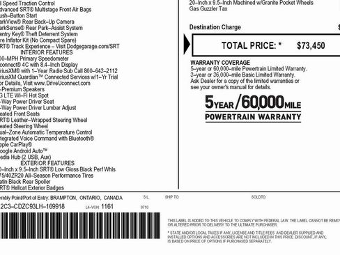 Used 2020 Dodge Challenger SRT Hellcat w/ Plus Package image 4