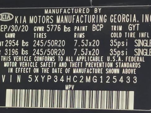 Used 2021 Kia Telluride EX w/ EX Premium Package image 69