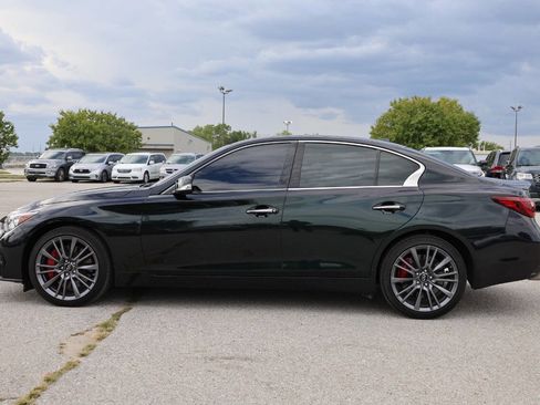 Used 2023 INFINITI Q50 Red Sport 400 w/ Black Opal Edition image 8