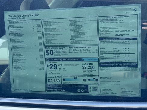 New 2026 BMW X3 xDrive30 w/ Premium Package image 30