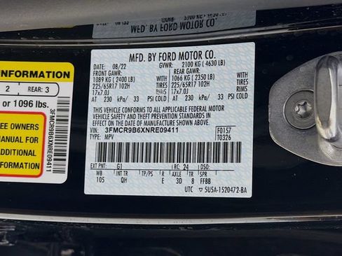 Certified 2022 Ford Bronco Sport Big Bend w/ Convenience Package AWD/4WD image 38