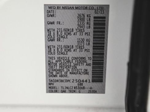 Used 2023 Nissan Pathfinder SV image 13