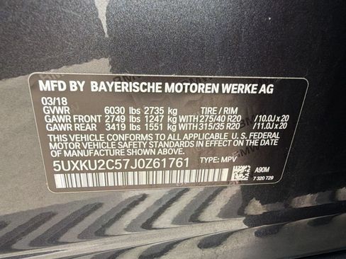 Used 2018 BMW X6 xDrive35i AWD/4WD image 25