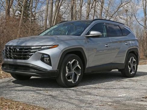 Used 2023 Hyundai Tucson Blue w/ Cargo Package AWD/4WD image 1