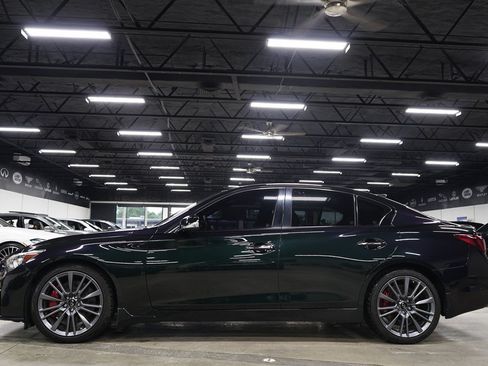 Used 2023 INFINITI Q50 Red Sport 400 w/ Black Opal Edition RWD image 2