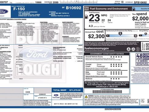 Used 2025 Ford F150 Lariat w/ Equipment Group 501A Mid AWD/4WD image 44