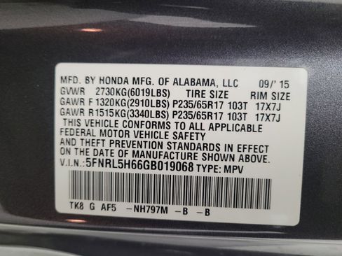 Used 2016 Honda Odyssey EX-L image 33