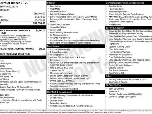 Used 2022 Chevrolet Blazer LT image 3