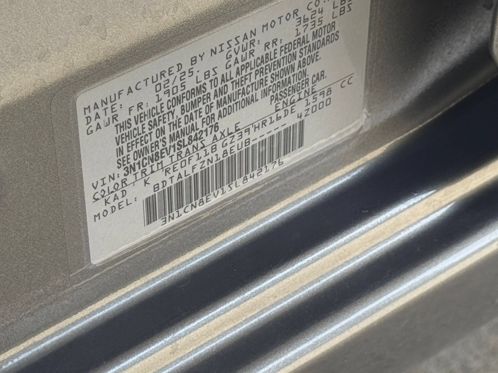 Used 2025 Nissan Versa SV FWD image 27